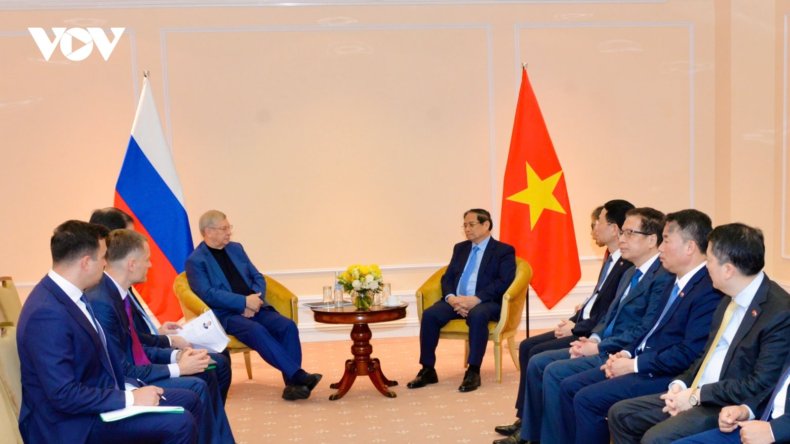 Thủ tướng Phạm Minh Chính tiếp Chủ tịch Tập đoàn AFK Sistema Liên bang Nga