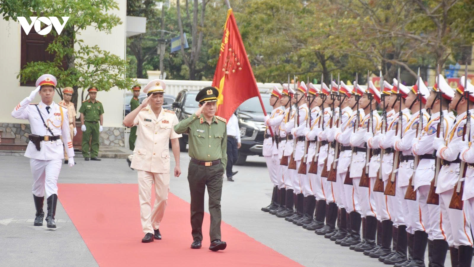 Bộ trưởng Lương Tam Quang thăm, làm việc tại Công an tỉnh Thanh Hóa