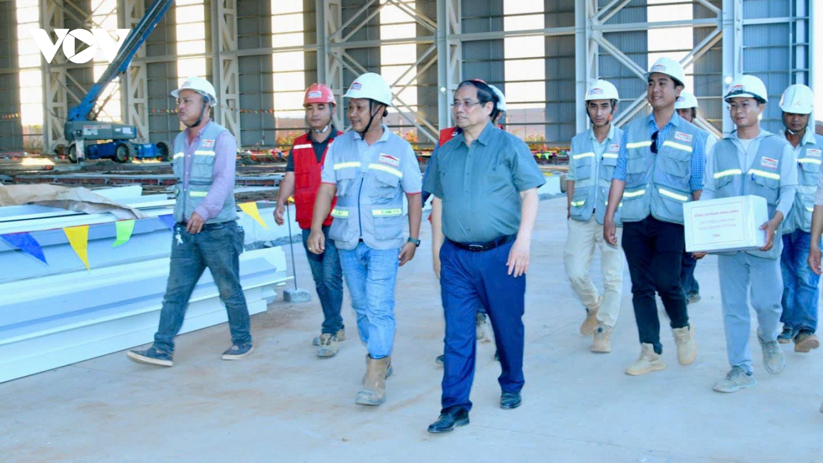 Thủ tướng kiểm tra tiến độ xây sân bay Long Thành