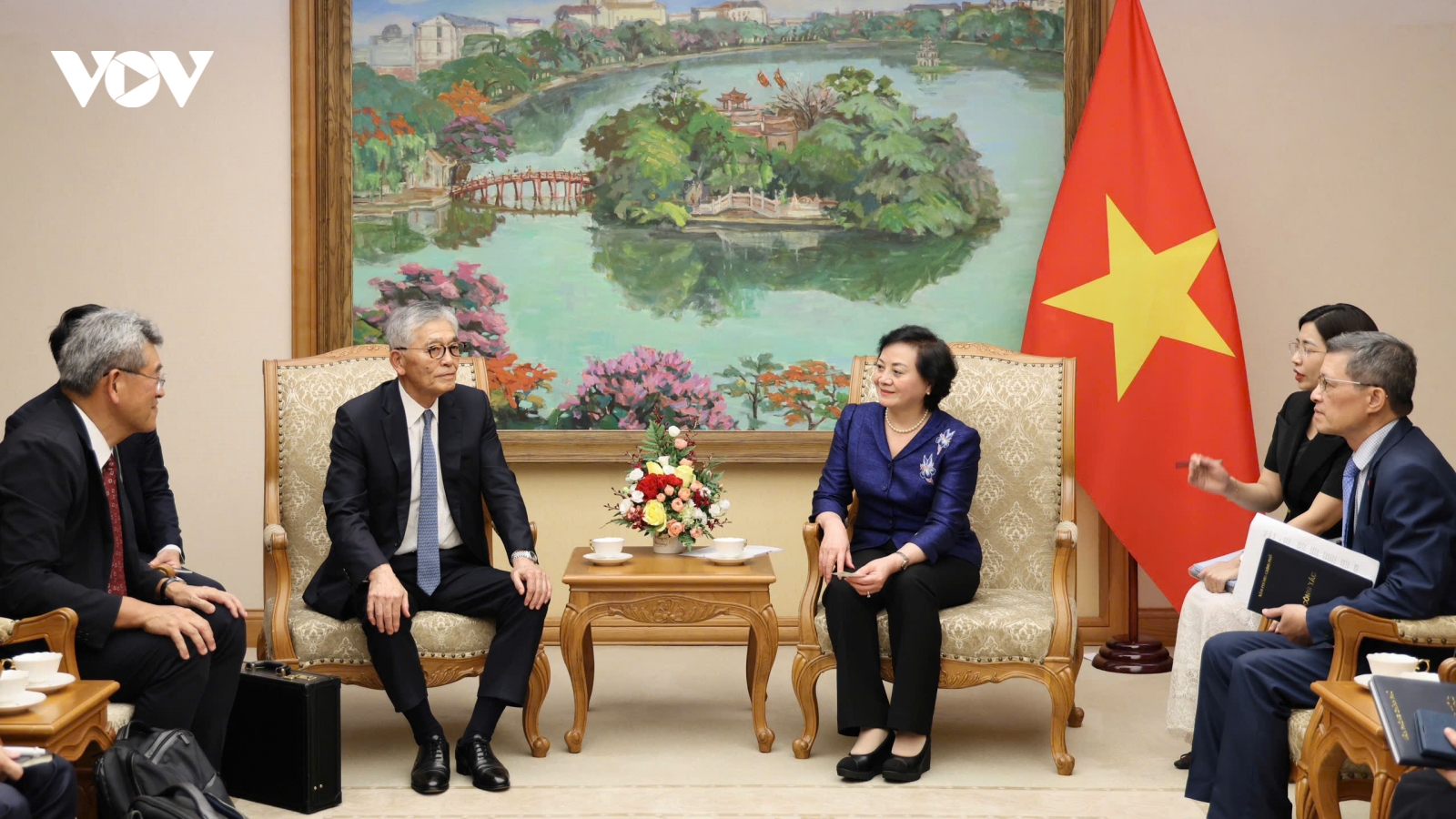 Phó Thủ tướng Phạm Thị Thanh Trà tiếp Chủ tịch kiêm Tổng Giám đốc Tập đoàn Erex