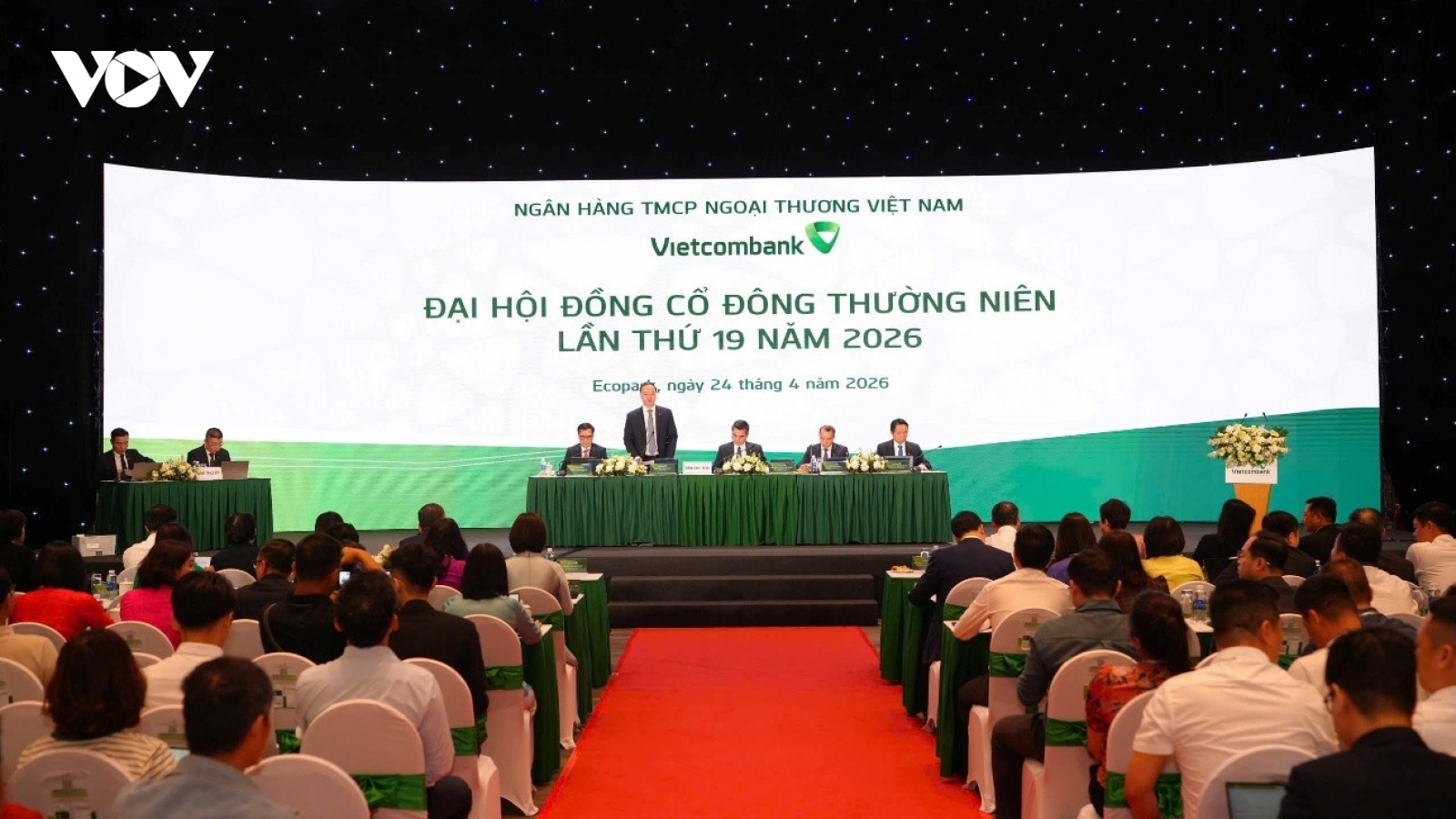 ĐHĐCĐ Vietcombank 2026: Thông qua kế hoạch phát hành hơn 1 tỷ cổ phiếu
