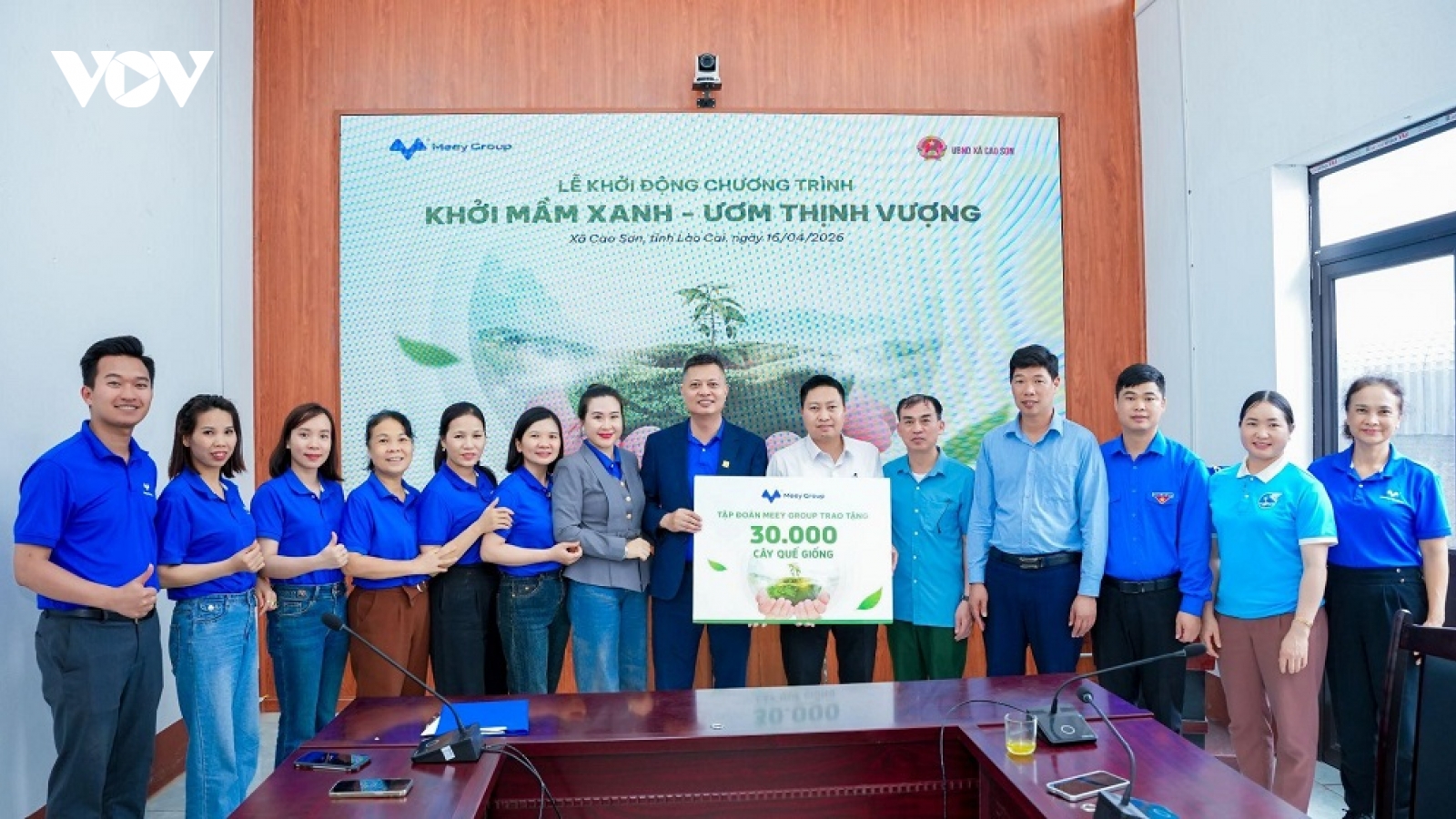 Meey Group khởi động chương trình “Khởi mầm xanh - Ươm thịnh vượng” tại Lào Cai