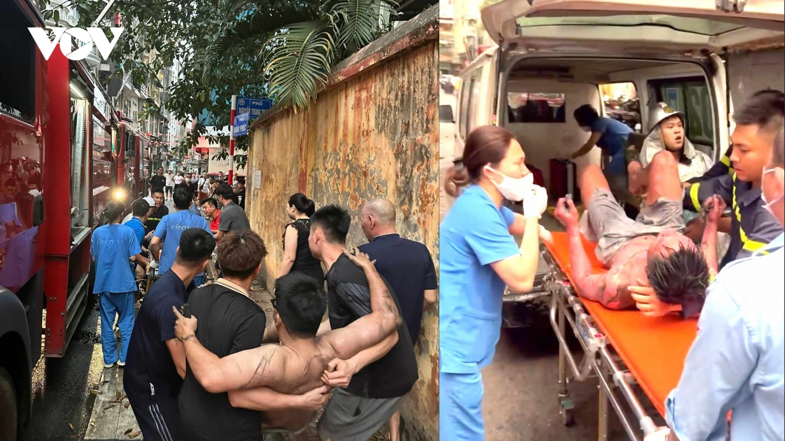 Cháy nhà 4 tầng trong ngõ sâu tại Ba Đình, một người được cứu kịp thời