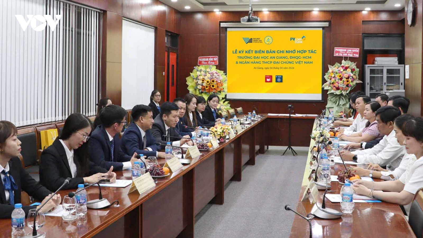 PVcomBank và Trường Đại học An Giang kết hợp tạo hệ sinh thái tài chính giáo dục