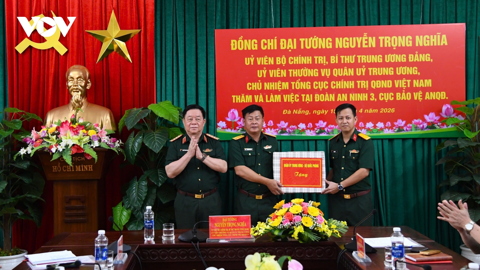 Đại tướng Nguyễn Trọng Nghĩa thăm, làm việc với các đơn vị trên địa bàn Đà Nẵng