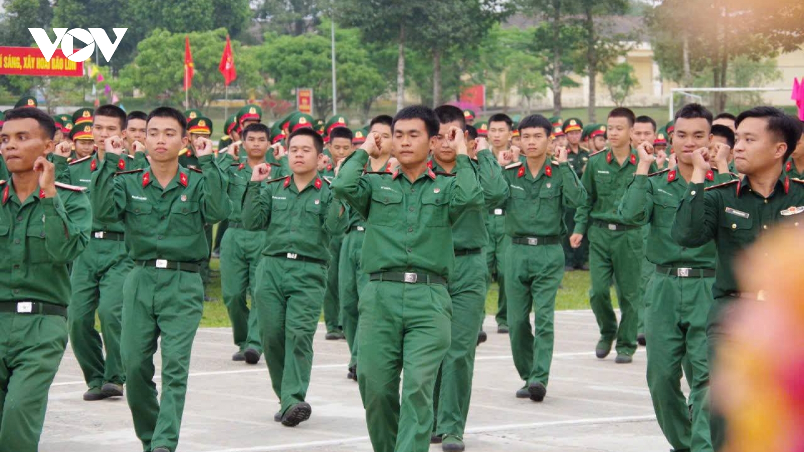 Khí thế thi đua của tuổi trẻ Quân khu 5 trên thao trường