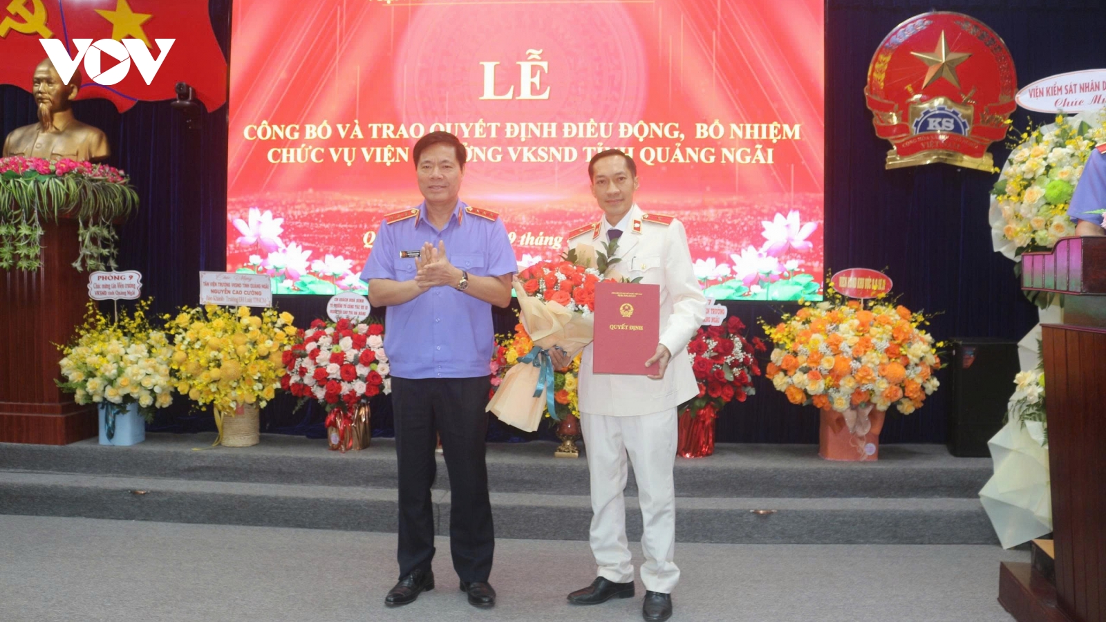 Ông Nguyễn Cao Cường giữ chức Viện trưởng Viện Kiểm sát nhân dân tỉnh Quảng Ngãi