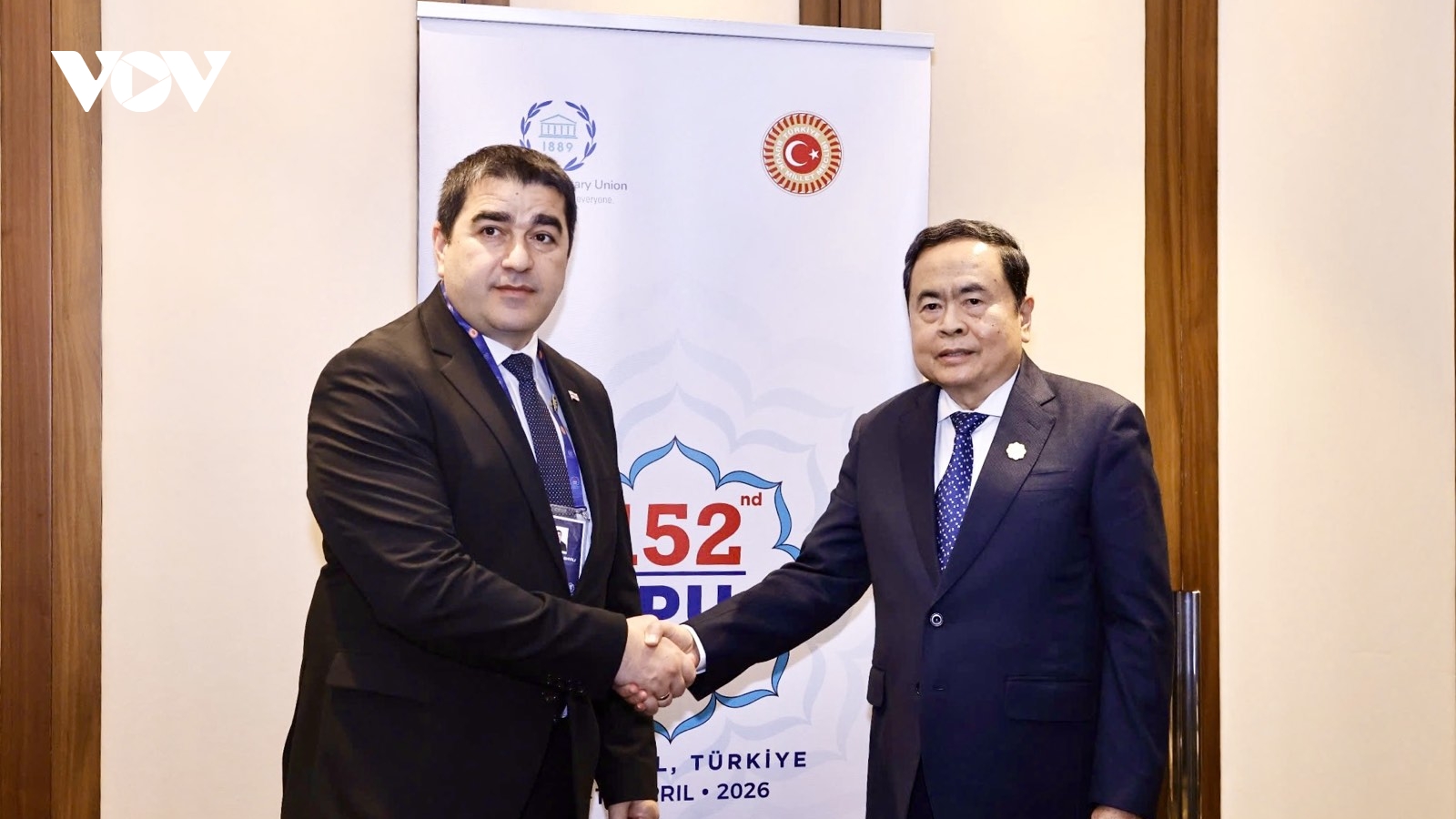 Chủ tịch Quốc hội Trần Thanh Mẫn hội kiến Chủ tịch Quốc hội Grudia