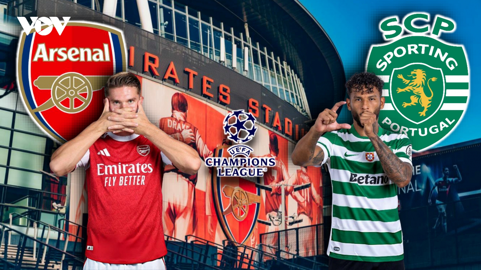 Dự đoán kết quả và đội hình ra sân trận Arsenal vs Sporting tứ kết Cúp C1 châu Âu