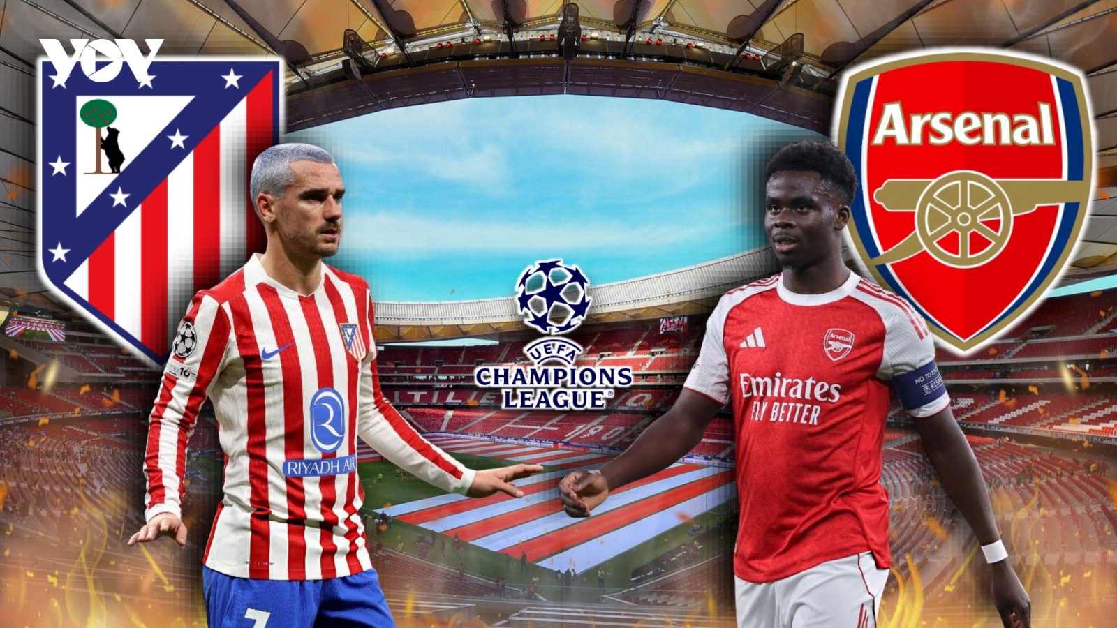 Dự đoán kết quả và đội hình ra sân trận Atletico vs Arsenal bán kết Cúp C1 châu Âu