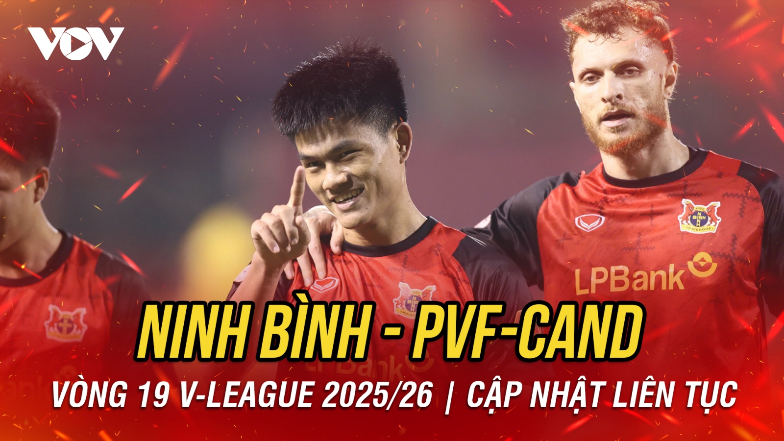 Trực tiếp Ninh Bình 3-0 PVF-CAND: Đội chủ nhà có thêm bàn thắng