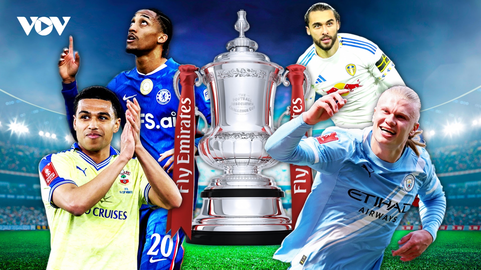 Xác định 2 cặp đấu bán kết FA Cup 2025/2026
