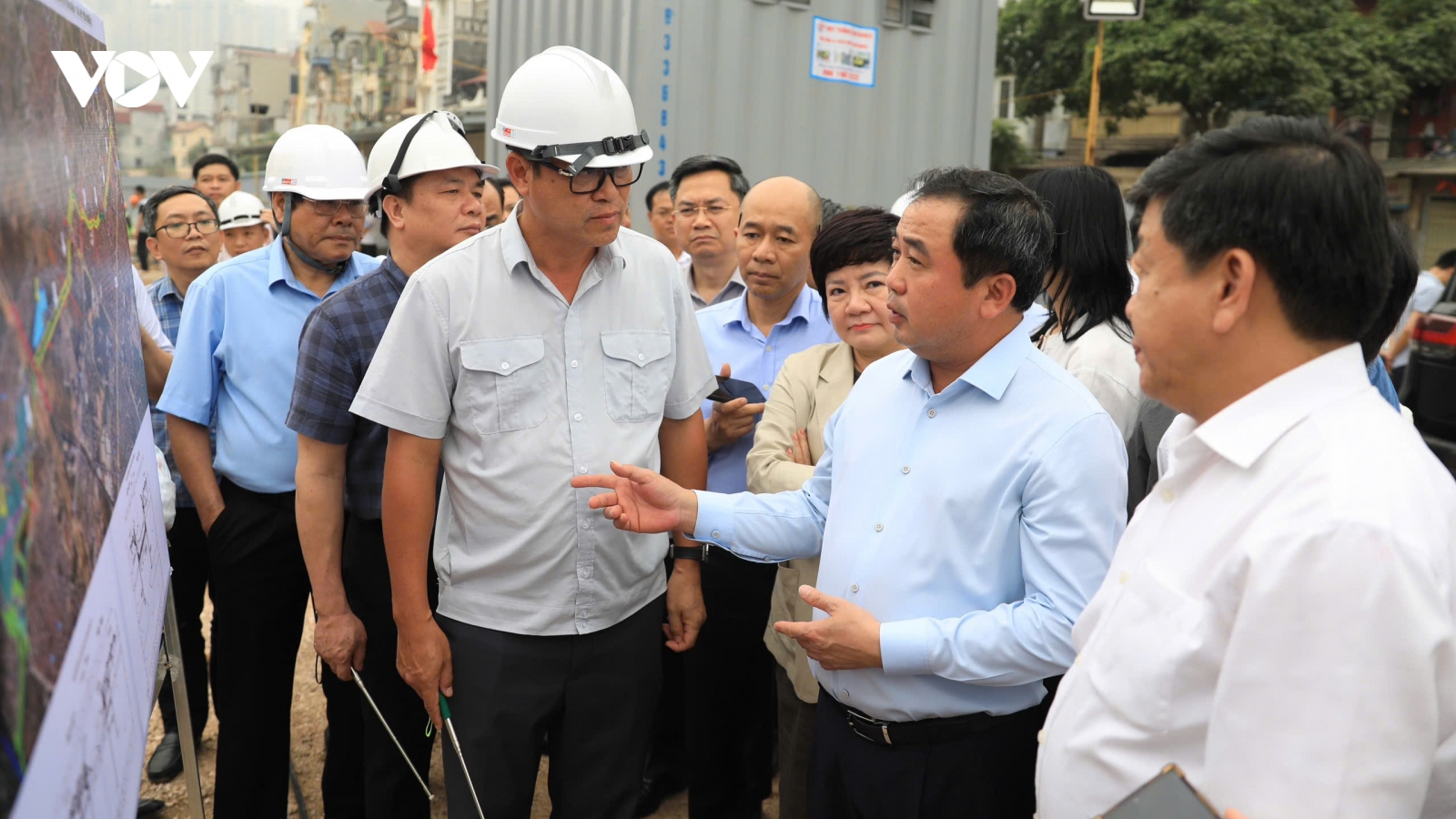 Bí thư Thành ủy Hà Nội kiểm tra tiến độ các công trình trọng điểm