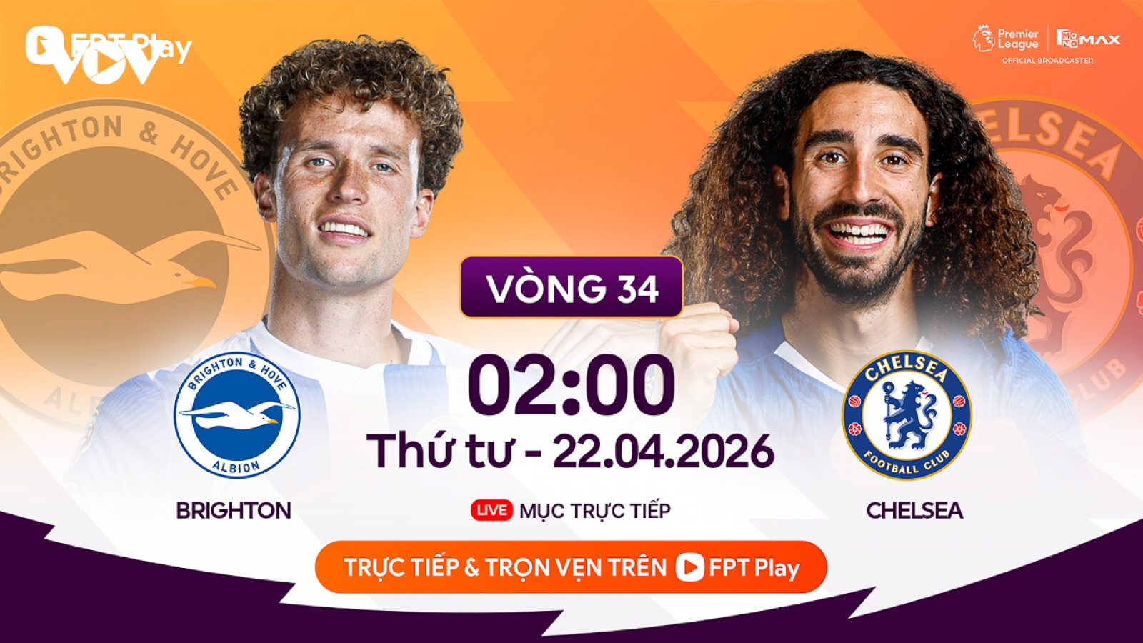 Lịch thi đấu bóng đá hôm nay 21/4: Chelsea tìm lại chiến thắng