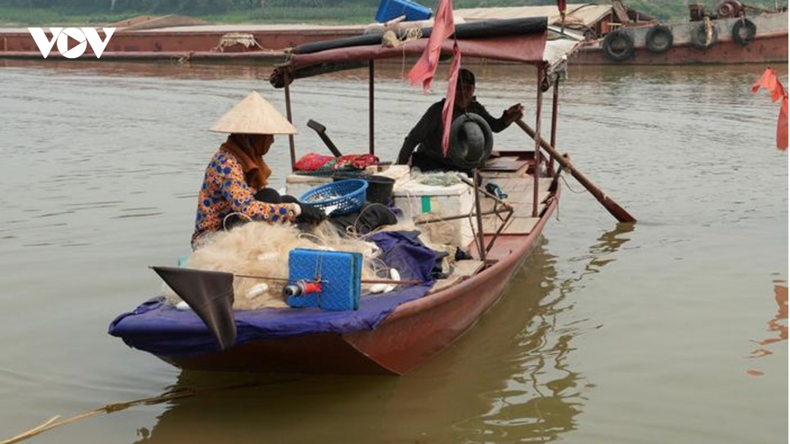 Nhộn nhịp vào mùa đánh bắt “lộc sông” ở Hưng Yên