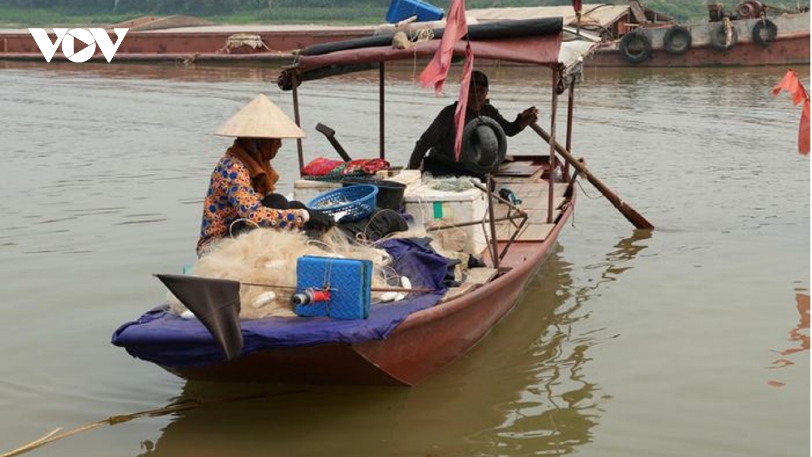 Nhộn nhịp vào mùa đánh bắt “lộc sông” ở Hưng Yên