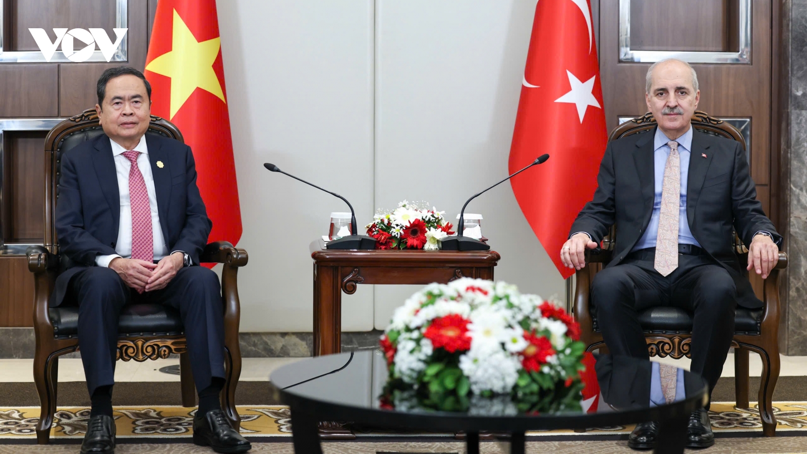 Chủ tịch Quốc hội Trần Thanh Mẫn hội kiến Chủ tịch Quốc hội Thổ Nhĩ Kỳ