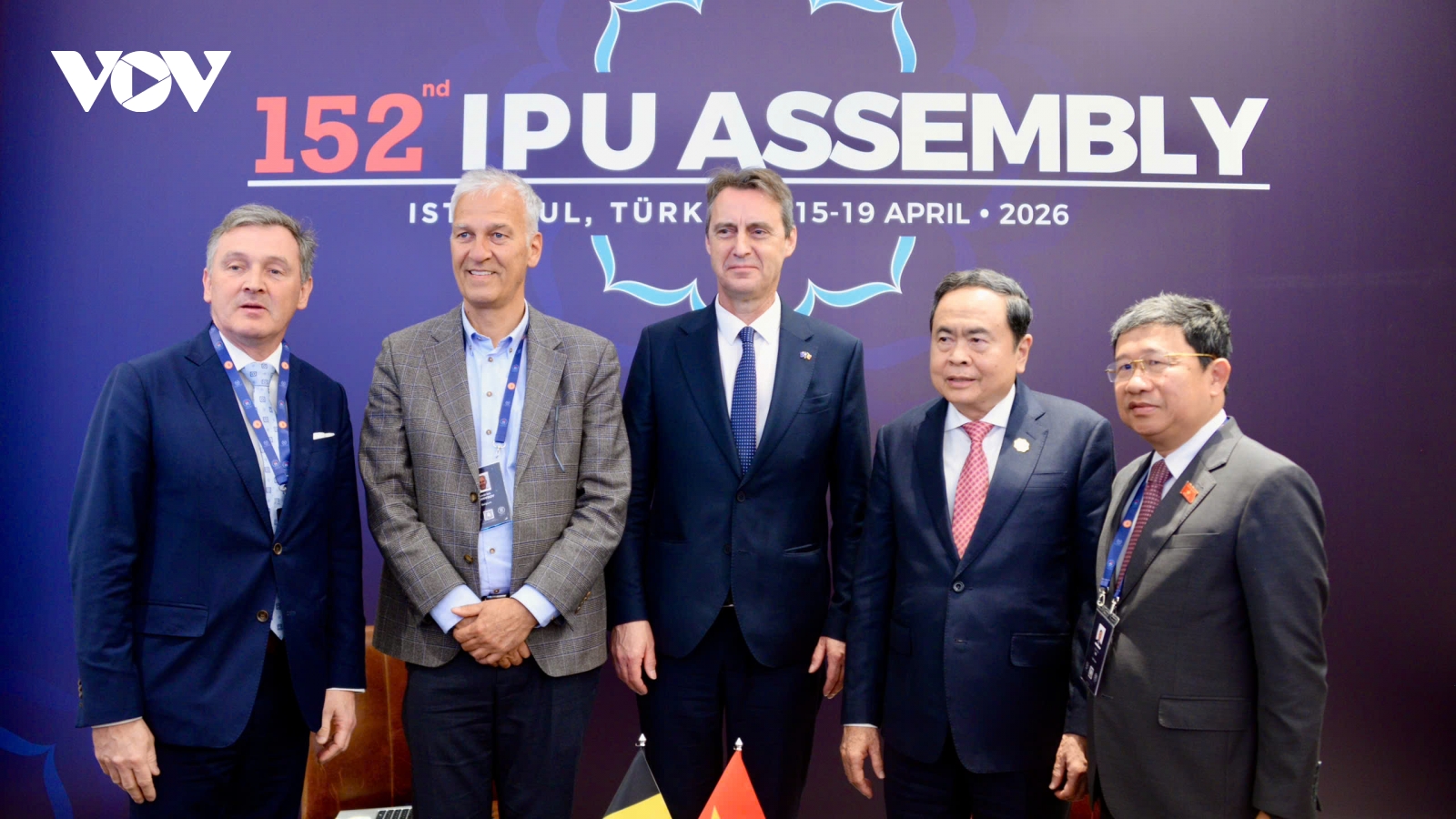 Chủ tịch Quốc hội Trần Thanh Mẫn gặp Chủ tịch Thượng viện Bỉ Vincent Blondel