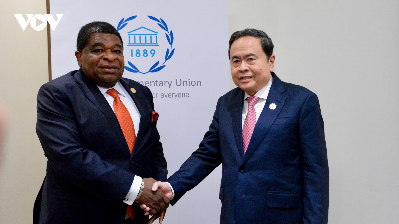 Chủ tịch Quốc hội Trần Thanh Mẫn gặp Tổng Thư ký IPU Martin Chungon