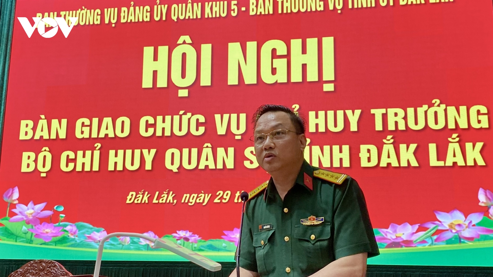 Đại tá Nguyễn Văn Hòa giữ chức Chỉ huy trưởng Bộ CHQS tỉnh Đắk Lắk