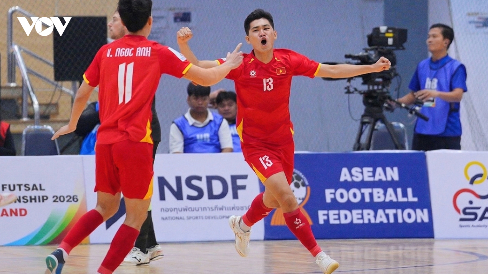 Đội tuyển futsal Việt Nam thắng đậm Australia ở giải futsal Đông Nam Á 2026