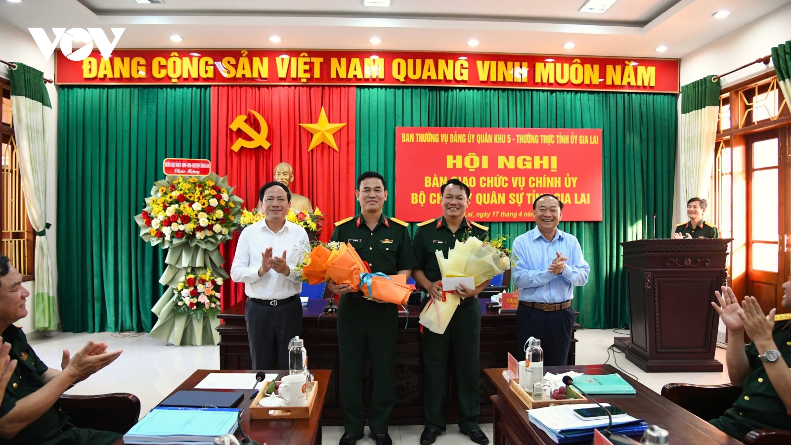 Bổ nhiệm Chính ủy Bộ Chỉ huy Quân sự hai tỉnh Gia Lai và Quảng Ngãi