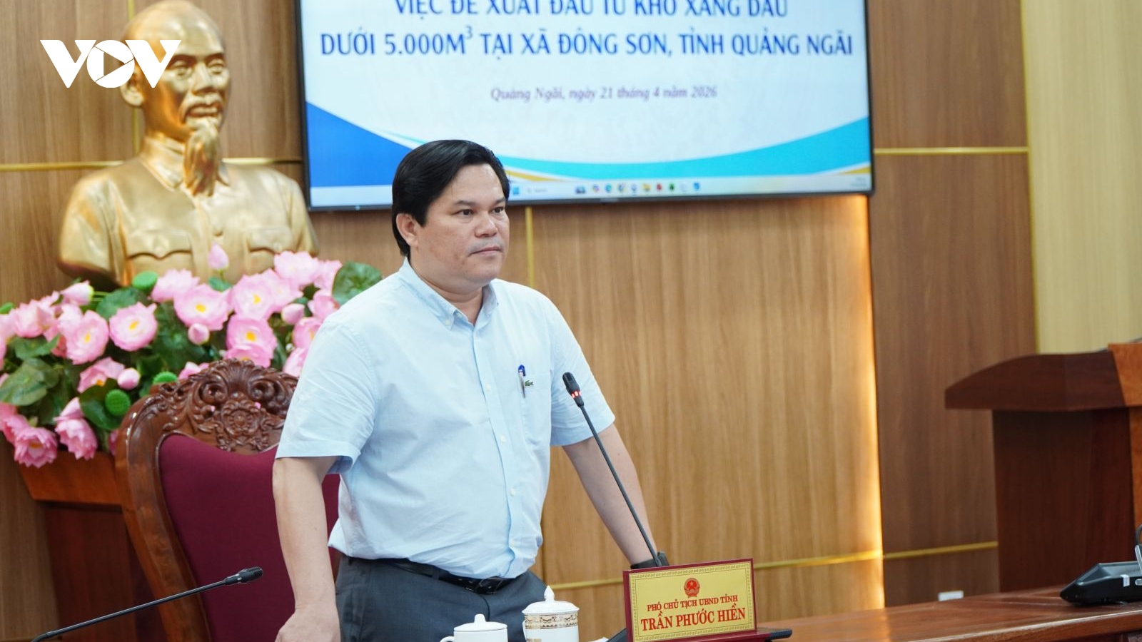 Đề xuất xây dựng kho xăng dầu tại Quảng Ngãi