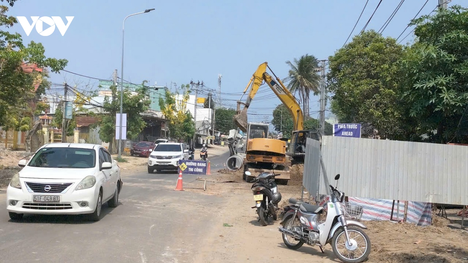 Dự án nâng cấp đường vào trung tâm Phan Thiết “kẹt” mặt bằng
