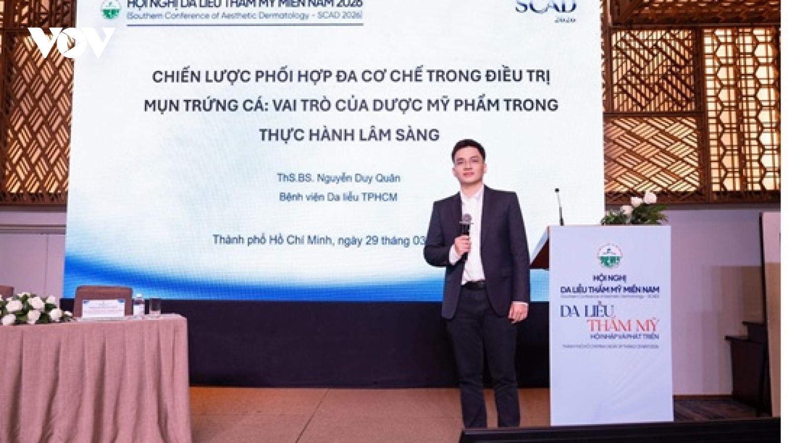 Trioderma - Dược mỹ phẩm Việt báo cáo nghiên cứu lâm sàng tại SCAD 2026