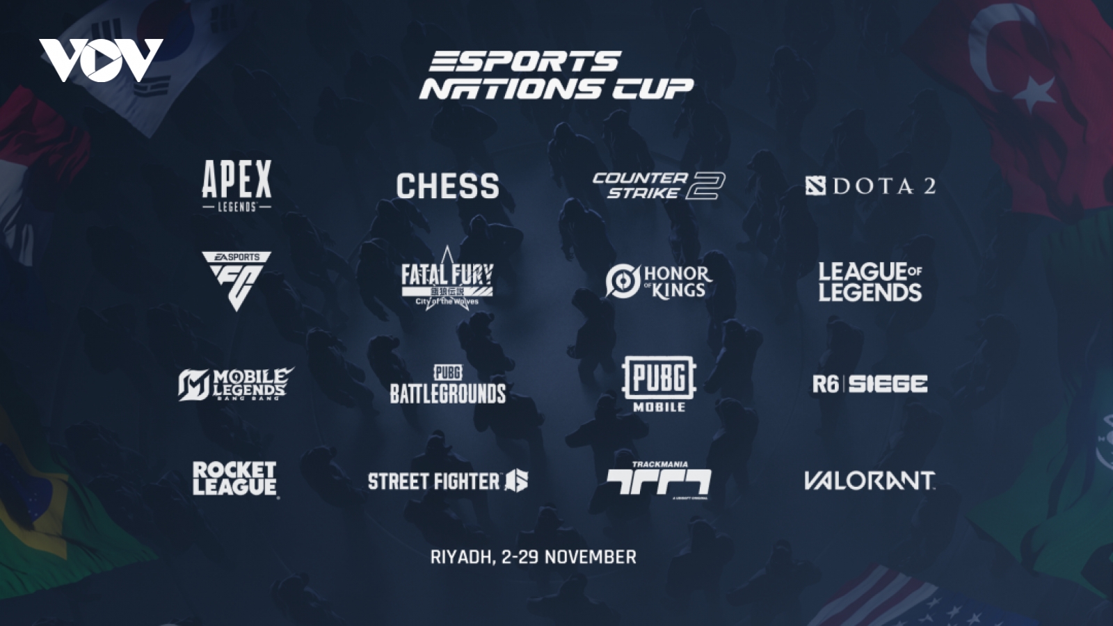 100.000 tuyển thủ từ 100 quốc gia tranh tài ở 16 môn dự eSports Nations Cup 2026