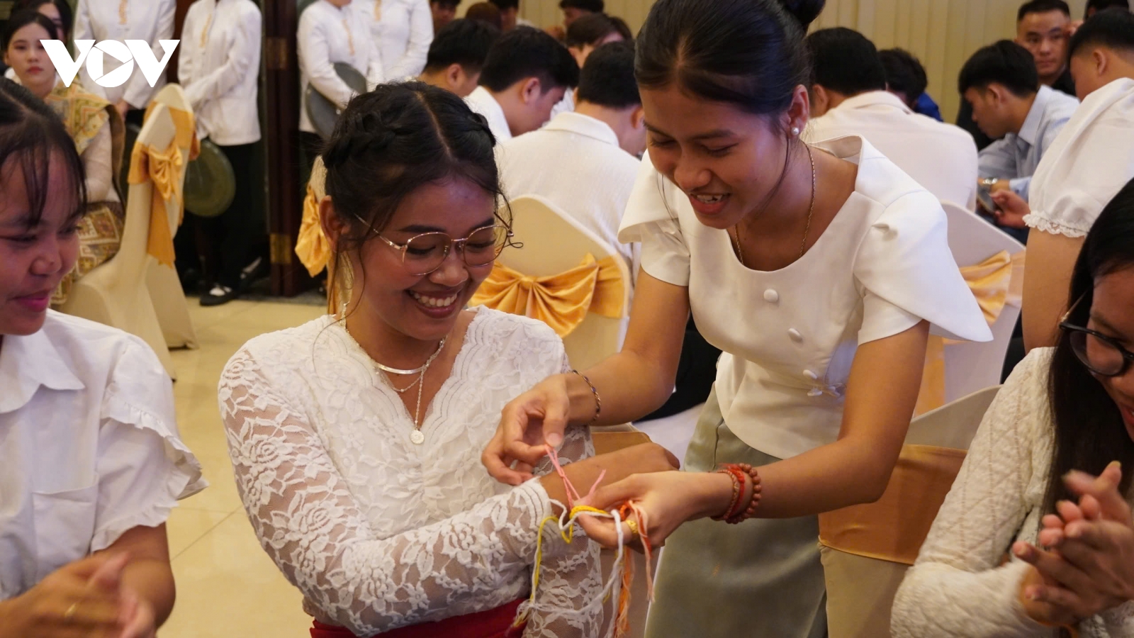 Sinh viên Lào, Campuchia đón Tết cổ truyền ấm áp tại TP.HCM