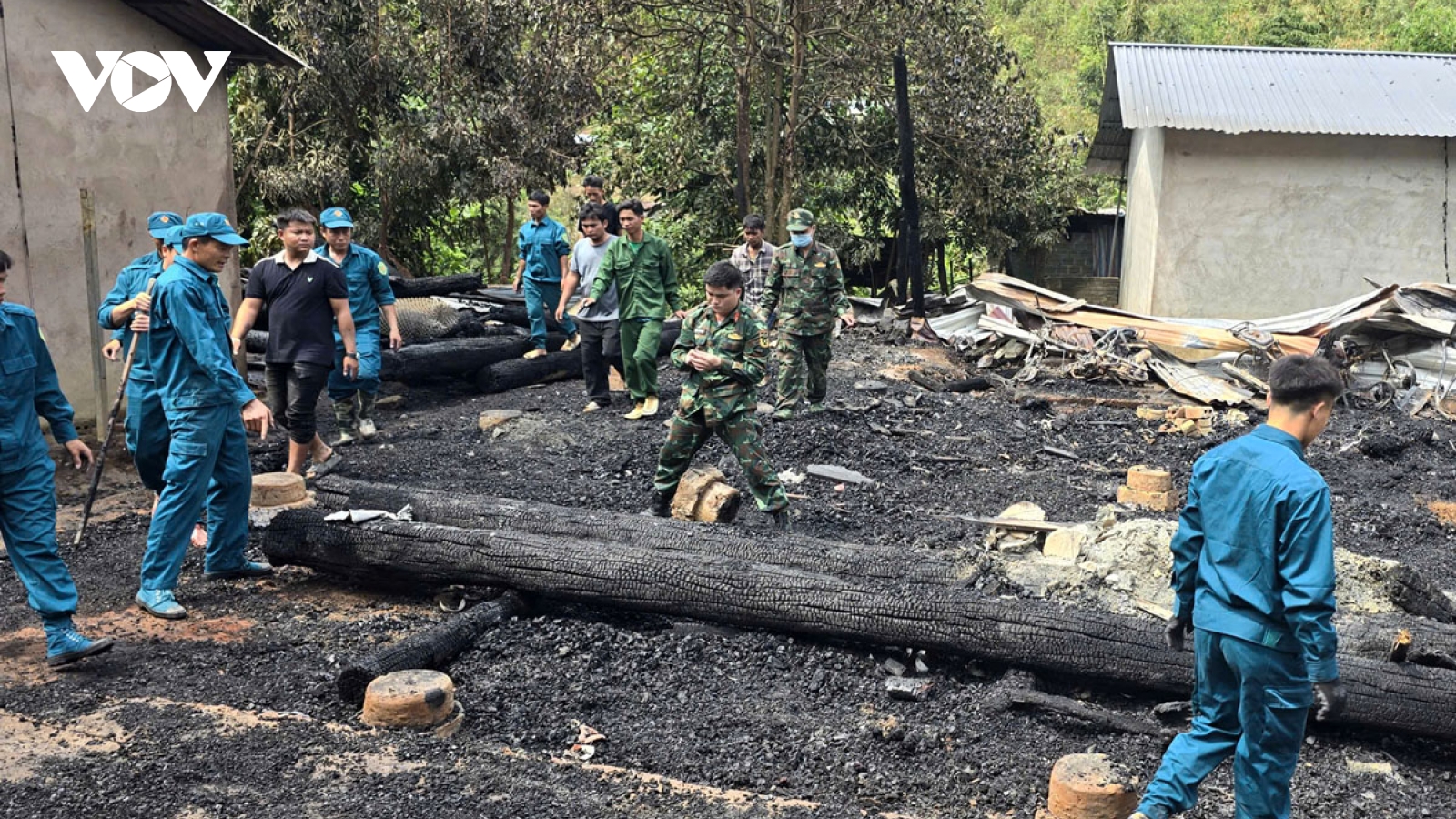 Cháy nhà trong đêm ở Lai Châu, 3 trẻ nhỏ tử vong thương tâm