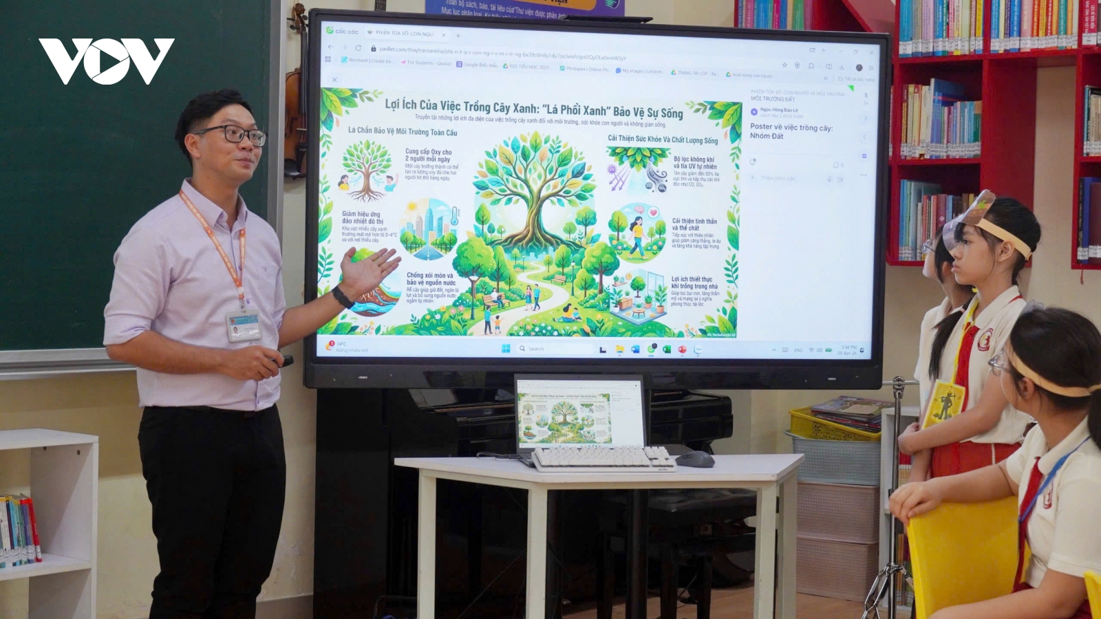 Học sinh TP.HCM tự tạo chatbot, học bằng AI