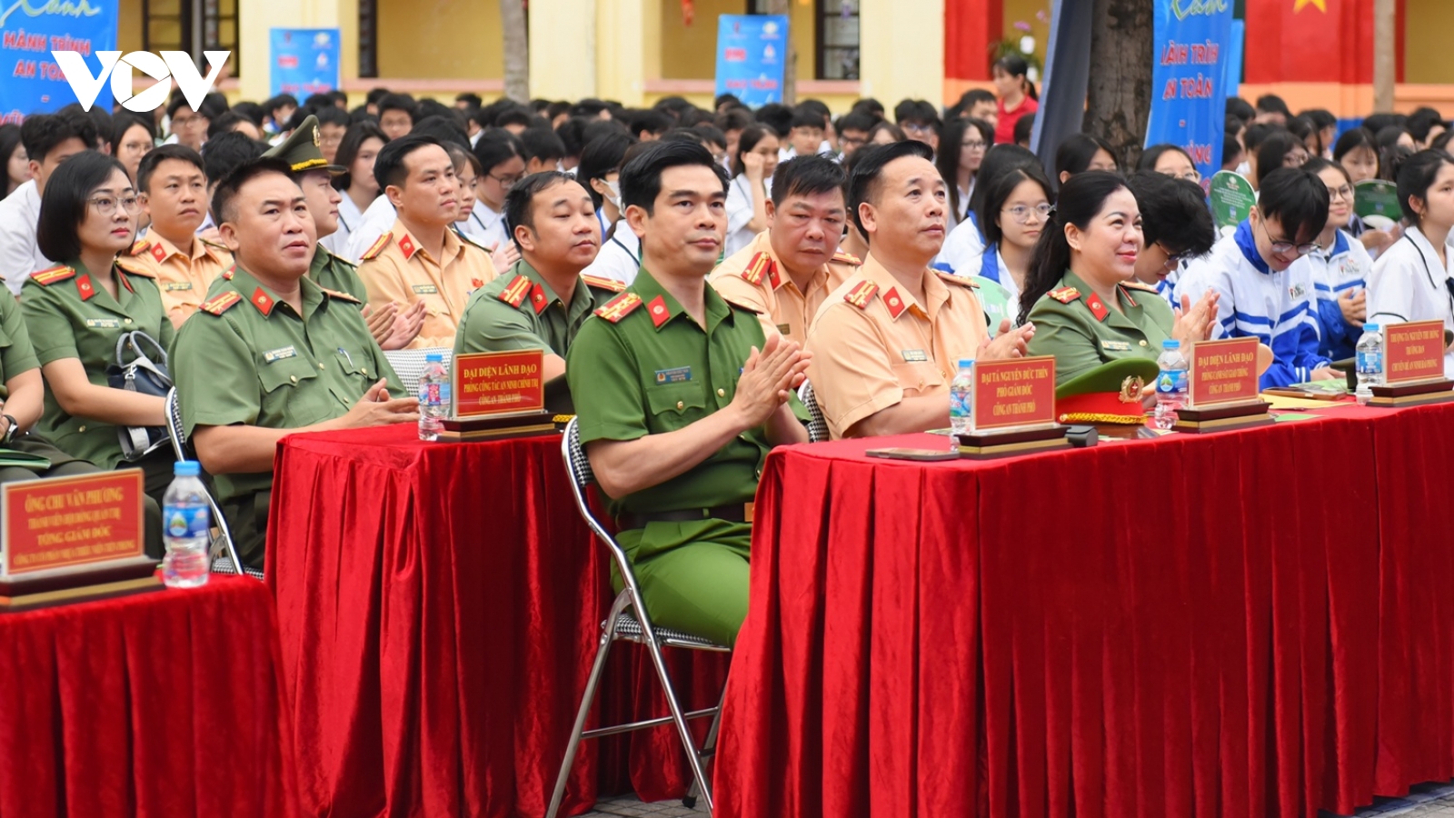 Công an TP Hải Phòng đẩy mạnh tuyên truyền về an toàn giao thông cho học sinh
