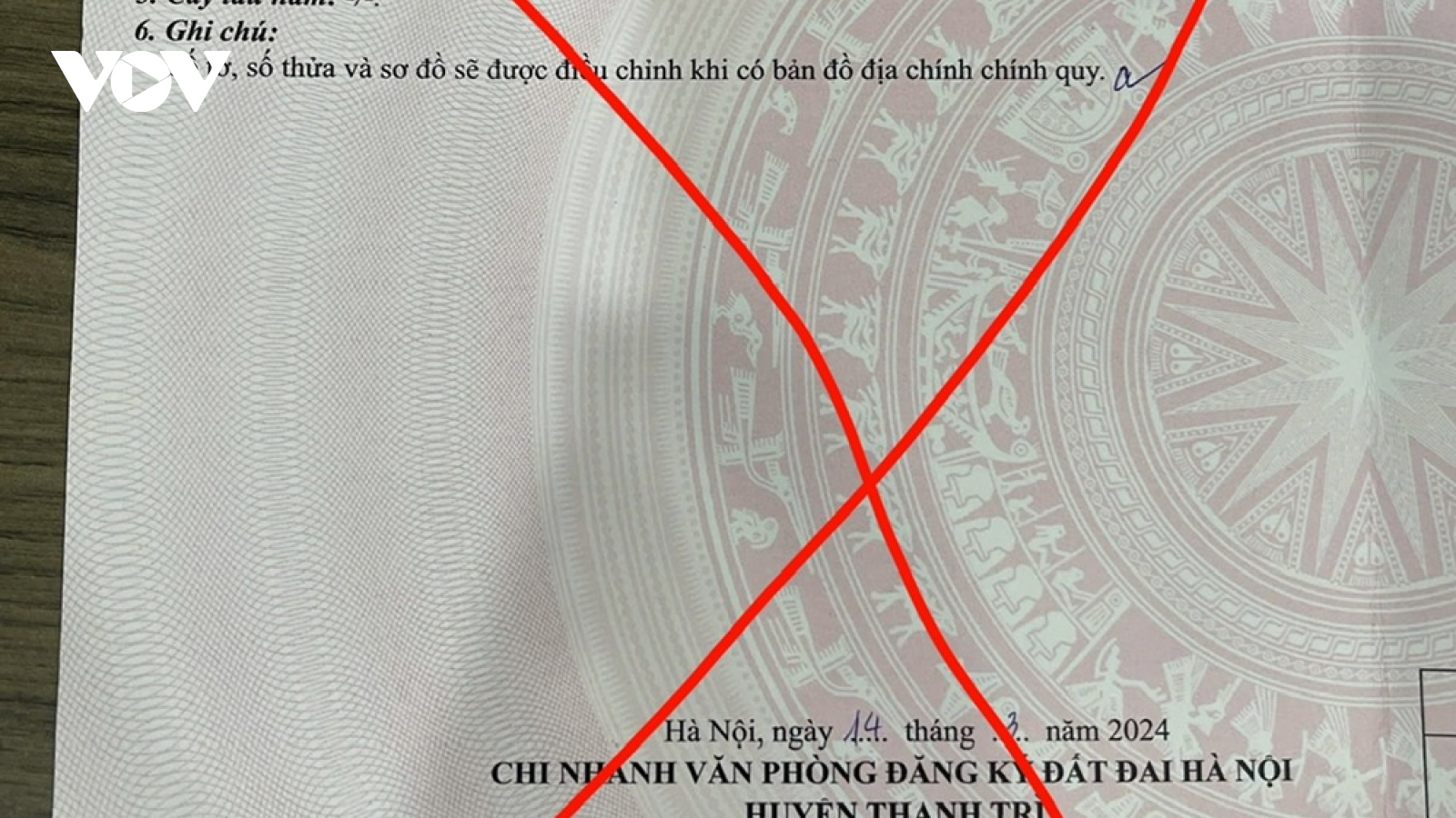 Hà Nội xuất hiện sổ đỏ giả với thủ đoạn vô cùng tinh vi