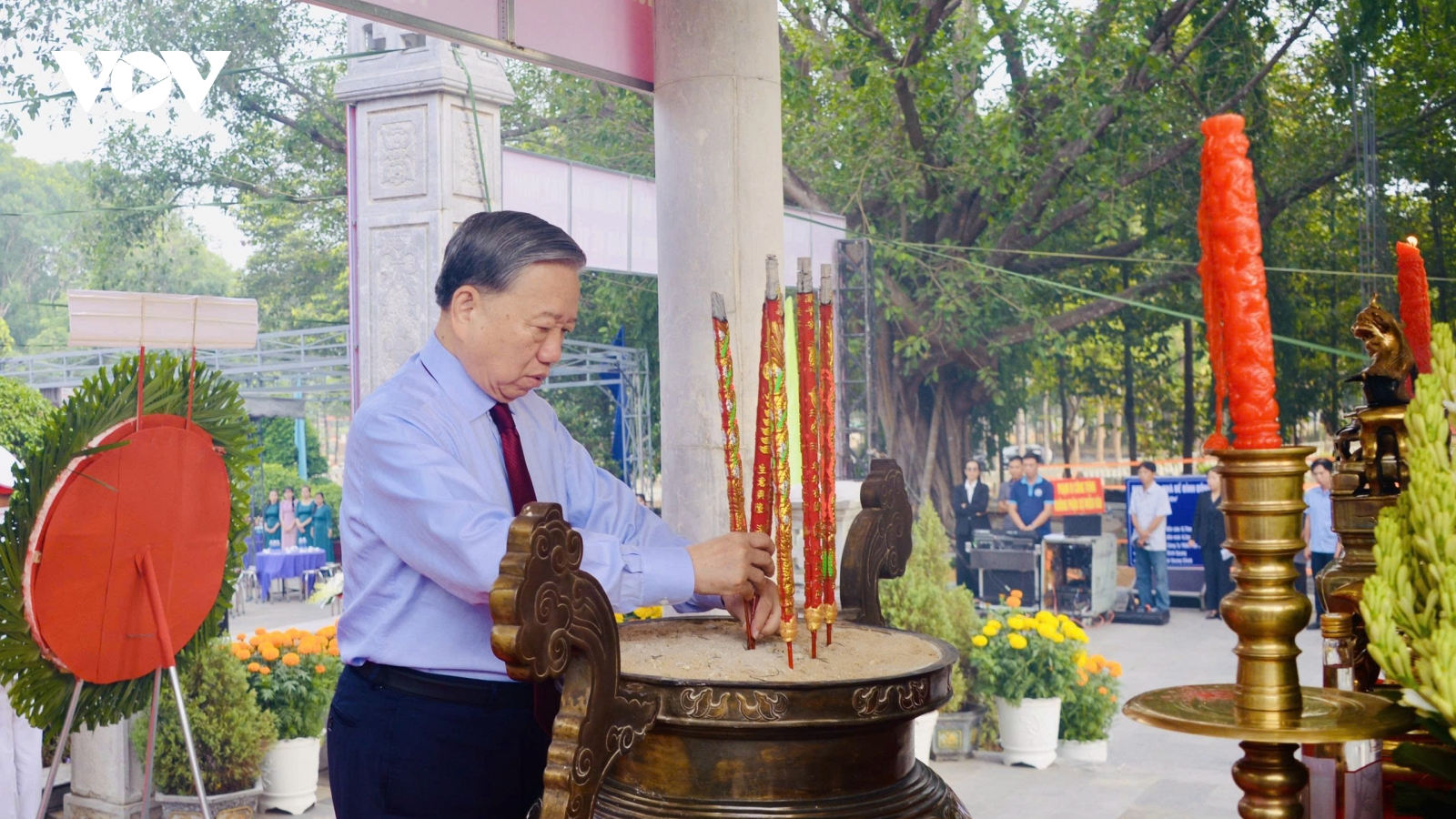 Tổng Bí thư, Chủ tịch nước Tô Lâm dâng hương tại Nghĩa trang Liệt sĩ ở Tây Ninh