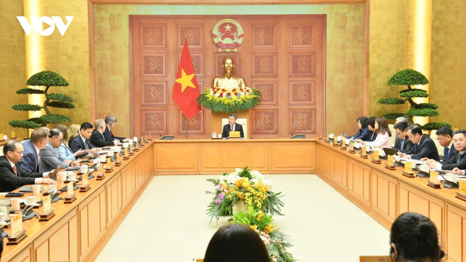 Thủ tướng Lê Minh Hưng tiếp đoàn 52 doanh nghiệp lớn, hàng đầu của Hoa Kỳ