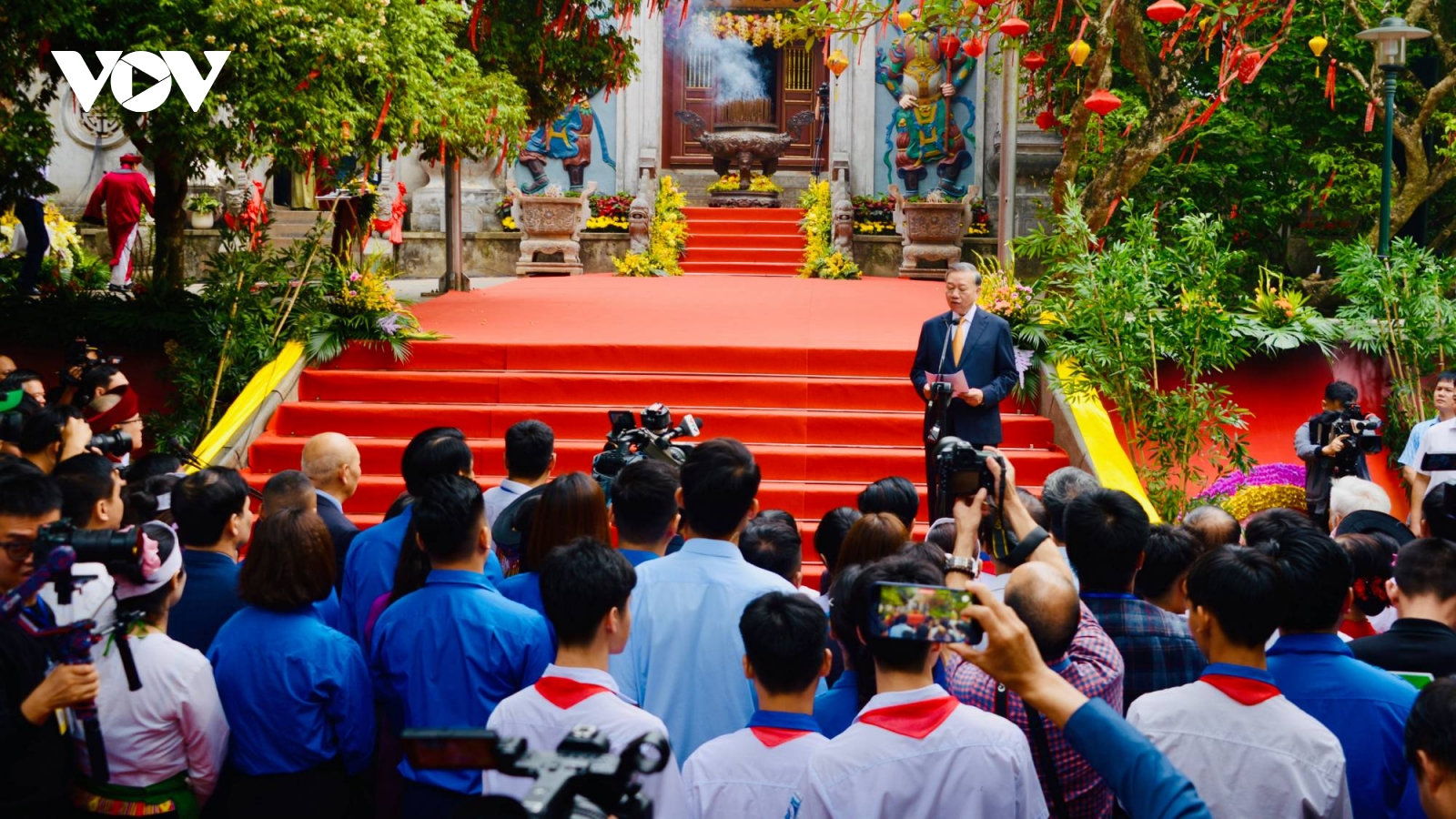 Tổng Bí thư, Chủ tịch nước Tô Lâm: Lúc khó khăn càng cần "tinh thần Hùng Vương"