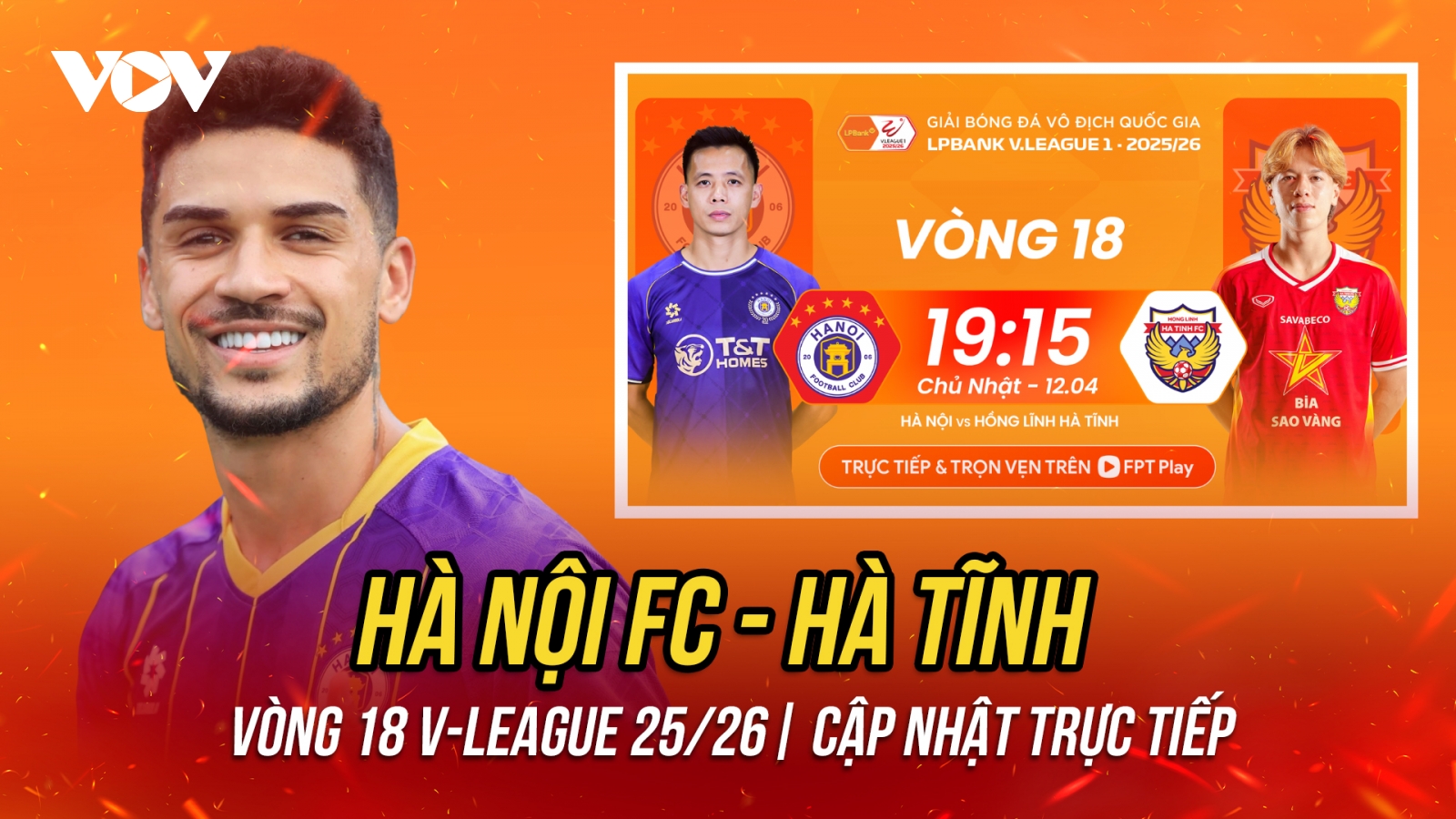 Trực tiếp Hà Nội FC - Hà Tĩnh: Kỳ vọng vào Hoàng Hên và Văn Quyết
