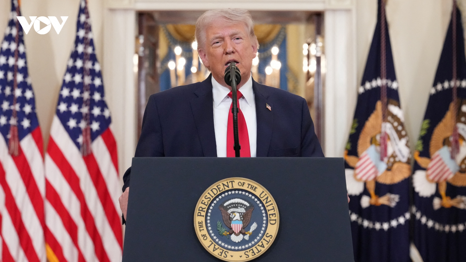 Ông Trump cho rằng lệnh phong toả của Mỹ khiến Iran lo sợ
