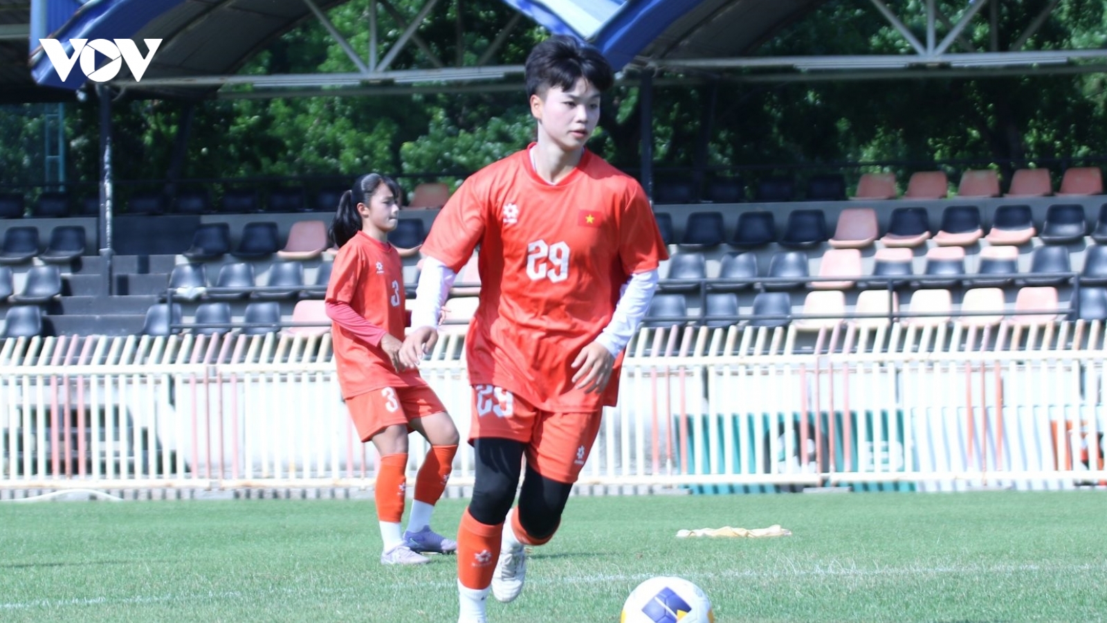 U20 nữ Việt Nam lên dây cót tinh thần trước trận tranh vé dự World Cup