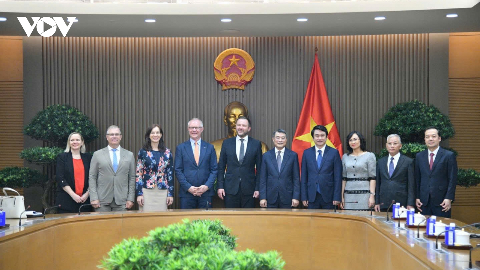 Thủ tướng Chính phủ Lê Minh Hưng tiếp Bộ trưởng Ngoại giao Estonia