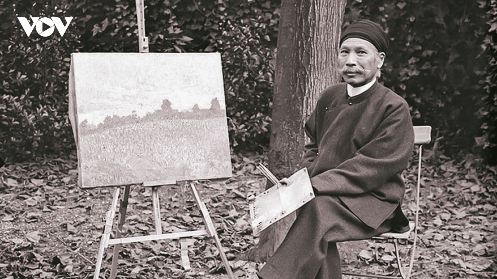 Khi hội họa thay bước chân trở về của vua Hàm Nghi