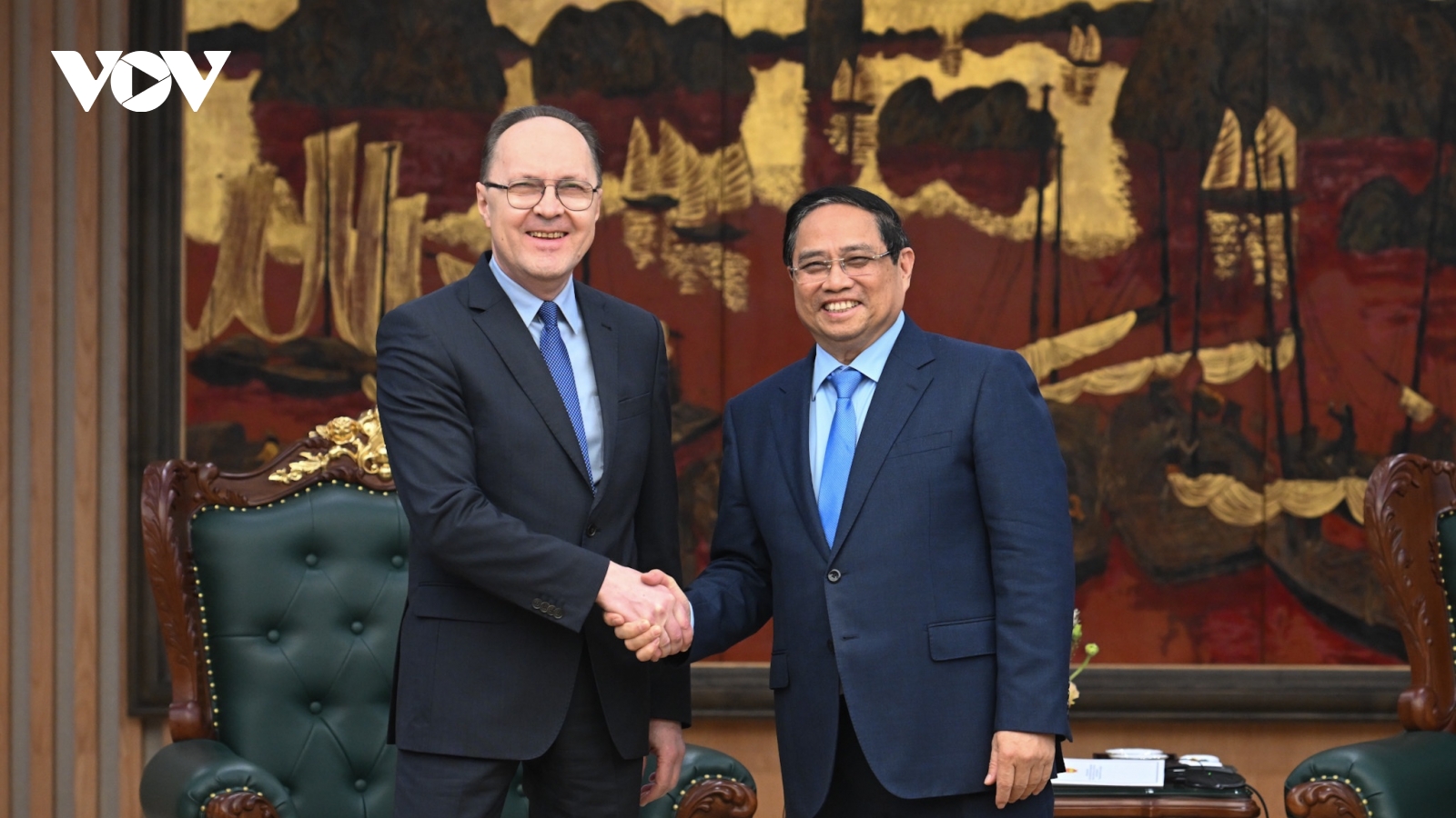 Thủ tướng Chính phủ Phạm Minh Chính tiếp Đại sứ Nga