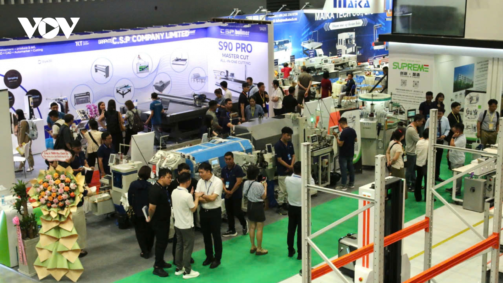 SaigonTex 2026 thu hút hơn 1.000 doanh nghiệp, cập nhật công nghệ ngành dệt may