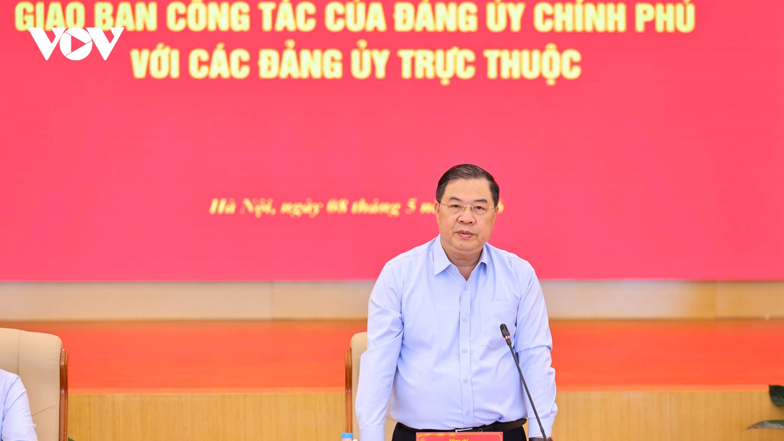 Phó Thủ tướng Thường trực Phạm Gia Túc chủ trì hội nghị giao ban Đảng ủy Chính phủ