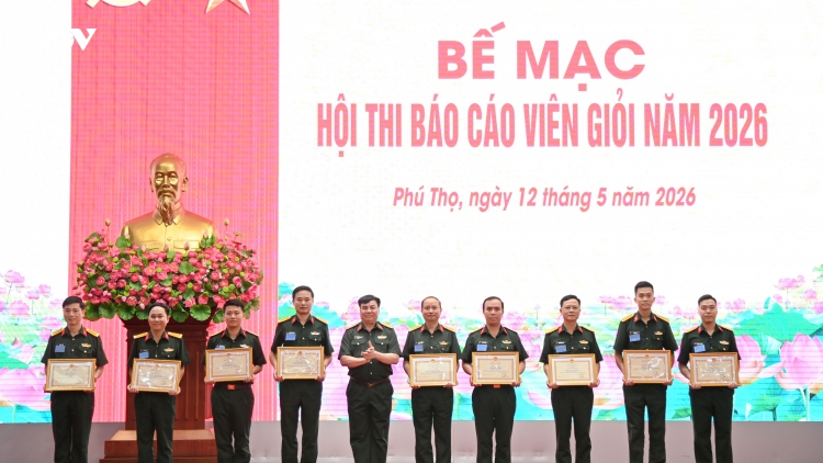 Quân khu 2 bế mạc Hội thi Báo cáo viên giỏi năm 2026