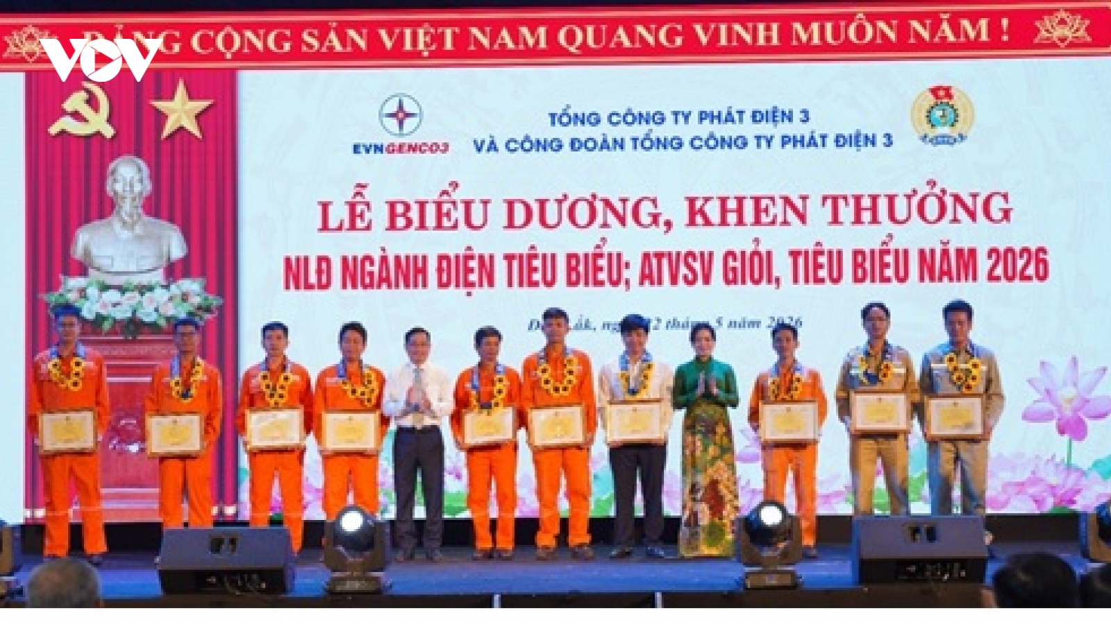 EVNGENCO3 vinh danh người lao động ngành điện tiêu biểu, lao động sáng tạo