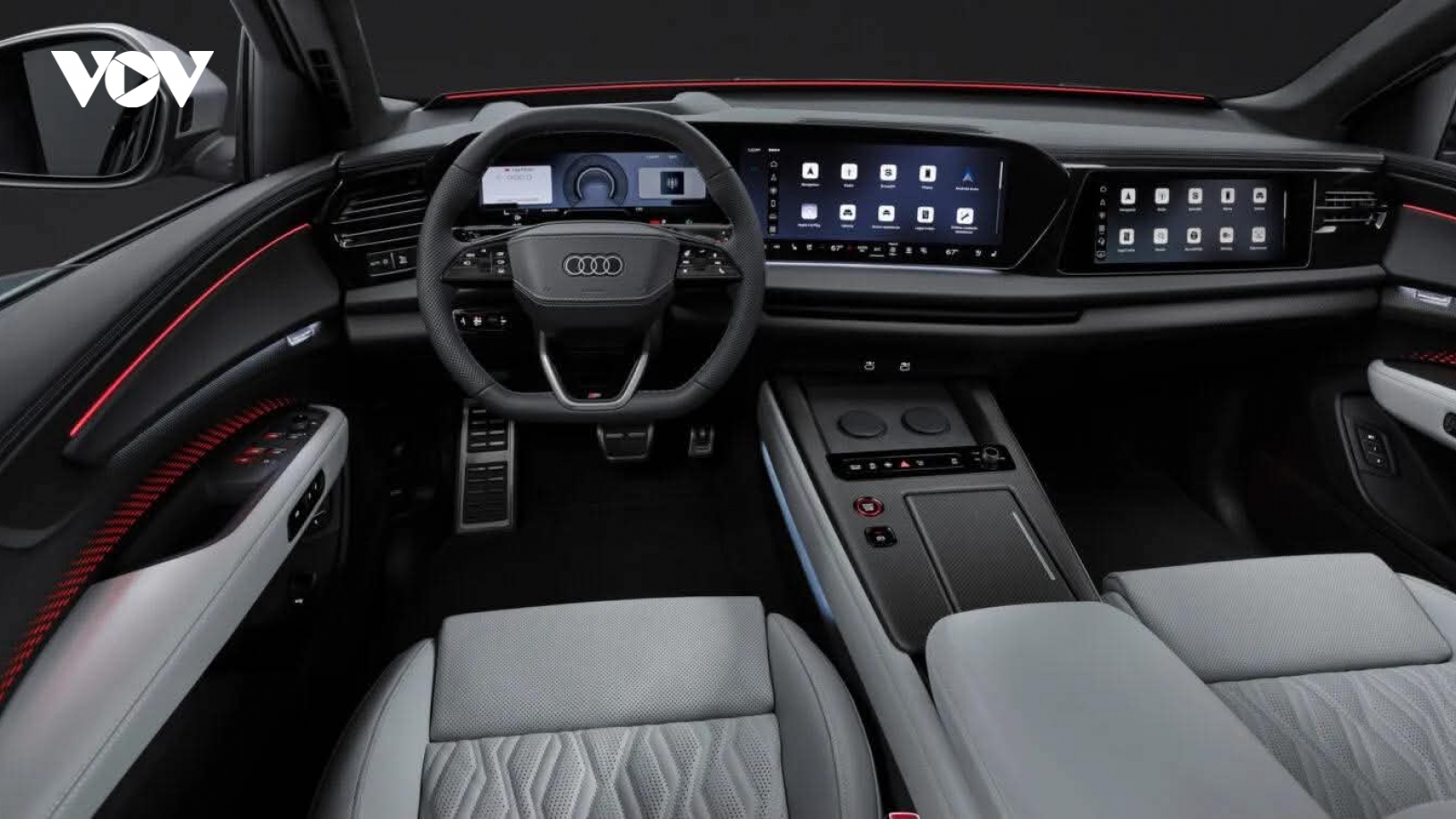 Nội thất siêu sang trên xe Audi Q9
