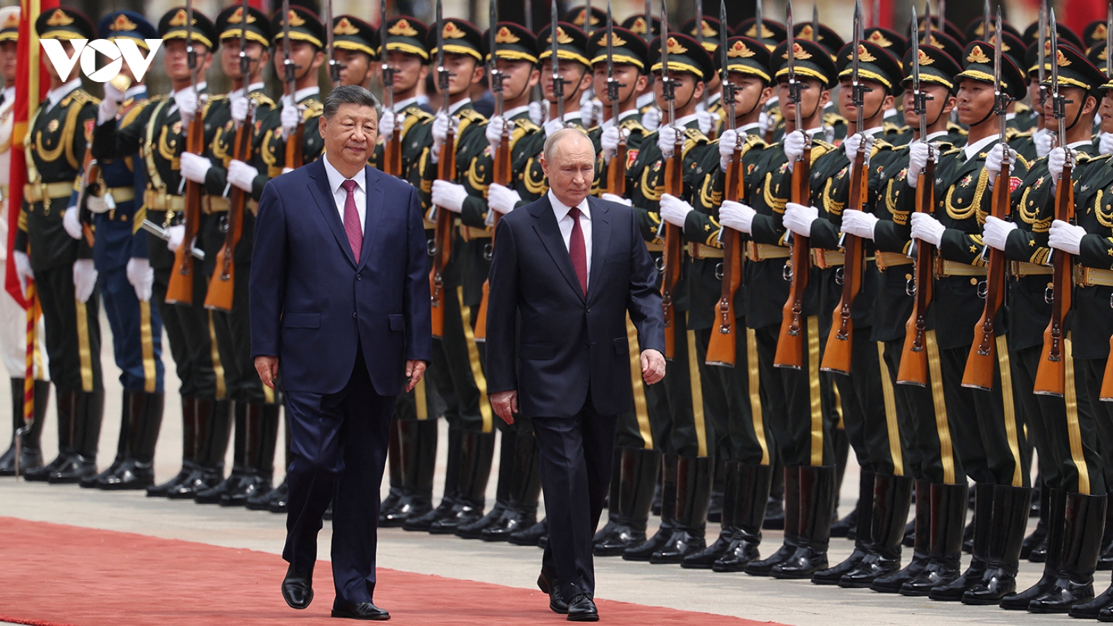 Lễ đón chính thức Tổng thống Nga Vladimir Putin tại Trung Quốc